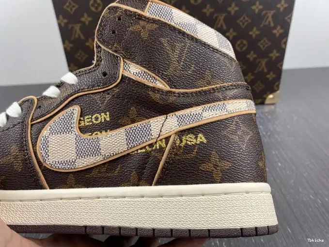 Reps TBK Jordan Air 1 OFF-WHITE LV x 0501